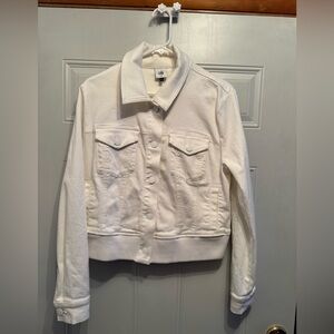 Cabi Everyday Jacket #6469 White stretch size medium
